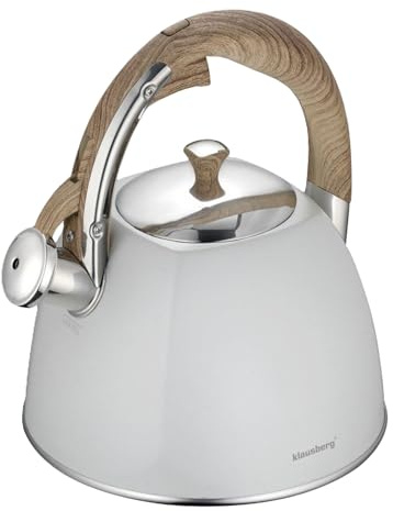 Vattenkokare KLAUSBERG 3 l med visselpipa KB-7500 flöjtpanna, vattenkokare