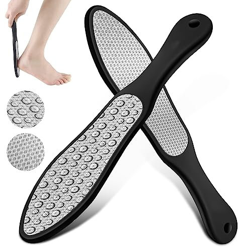 Hornhauthobel fußpflege, Hornhautfeile, Hornhautraspel, Hornhaut Entfernen Fuß, Hornhautentferner, Entfernt Tote und Verschrumpelte Haut Hornhaut, für Pediküre und Fußpflege, Doppelseitig