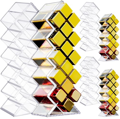 6 Pack Acrylic Lipstick Holder Organizer 96 Slots Clear Lip Gloss Holder Organizers Stackable Fish Shape Lipsticks Tower Lipstick Case Display Stand Storage Box for Makeup Cosmetic Vanity drawer