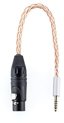 Moondrop UP-Kopfhörer-Upgrade-Kabel, 4-polig, XLR auf 4,4 mm/4-polig, XLR auf 6,35 mm, Adapter, Dual 3,5 mm auf 4,4 mm XLR-Kopfhörerkabel (Adapter (4-polig, XLR auf 4,4 mm, 30 cm))
