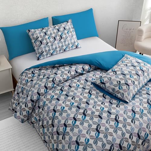 Pamposh Double Duvet Set Premium Brushed Microfibre Luxury Bedding Set | Premium Microfibre Fabric, Wrinkle Resistant, Double (200 x 200 cm), Zipper Closure, Machine Washable, OEKO-TEX Certified