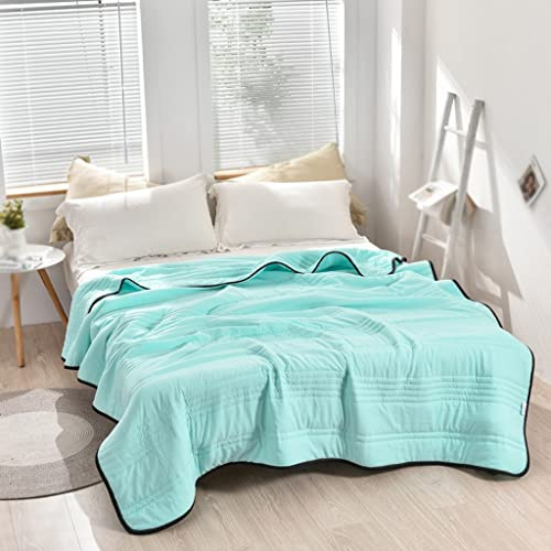 BODHIS Letto Estivo con Coperta rinfrescante, Letto Caldo con Coperta appesantita, Aria condizionata, Trapunta (Argento 200 cm*230 cm)