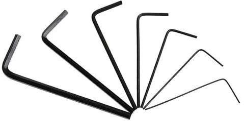 7 Piezas Llave Allen, 0,7mm A 3mm Llaves Hexagonales