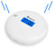 Geevon Vibrating Alarm Clock for Heavy Sleepers, Extra Loud Bed Shaker Clock for Hearing Impaired/Deaf, Travel Alarm Clock Battery Operated with USB Cord, Dual Alarms,Backlight,White