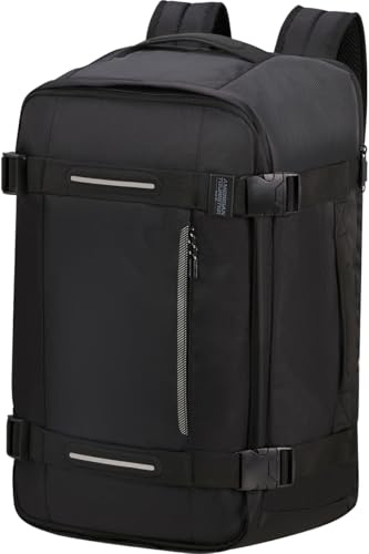 American Tourister Urban Track - Reise-Rucksack, 55 cm, 44 L, Schwarz (Asphalt Black)