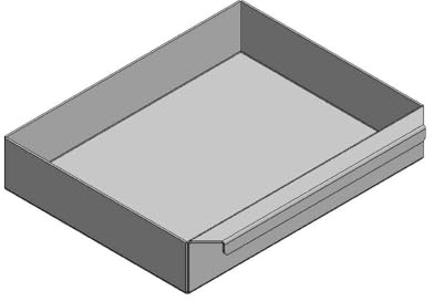 Aschekasten - Passend für Fireplace Kaminöfen inkl. Modellübersicht - Aschkasten aus verzinktem Stahlblech - feuerfest & hitzebeständig - Aschekästen Stahl [290x248x55 mm]