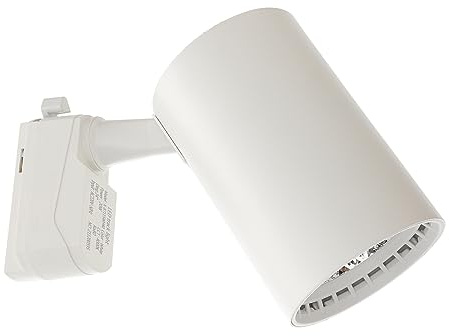 Operitacx 20w Foco De Techo Led De Ajustable Para Iluminación Comercial y Señalización Tiendas De Ropa y Exposiciones Lámpara Robusta De Aluminio Para Carriles y Paredes Luz Blanca De Diseño