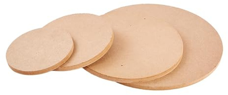 drburpily L'alliance Parfaite de la praticité et de l'efficacité : Plateau potier (lot 4), Outil malaxage l'argile, Plaque Vierge en Fibre Bois, 4 Tailles Disponibles. Adapté à la poterie