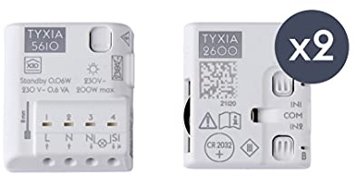 Delta Dore Pack Tyxia 511 pour le contrôle d’un va-et-vient (sans neutre à l’interrupteur) - 6351408