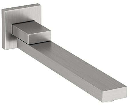 AYIVG, set doccia da parete pieghevole in ottone spazzolato per vasca da bagno