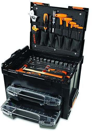 Beta 5990V3 - Assortimento di 116 utensili per valigetta portautensili combo c99V3/2C, in vassoio morbido in eva