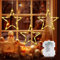 GlobaLink 3er Weihnachtsstern Beleuchtung, LED Weihnachten Fensterdeko Batteriebetrieben mit Timer und 8 Mode für den Innen- und Außenbereich Weihnachten, Party, Deko, Hochzeit, Garten, Balkon