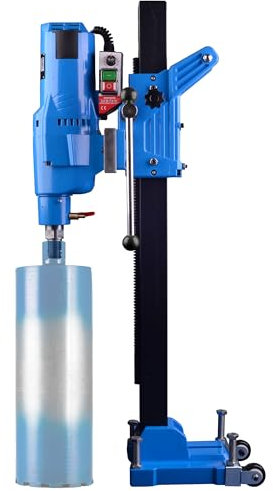 STAKO Professioneller Kernbohrmaschine mit kraftvollem 4350 Motor – mit Kernbohrständer – Bohrdurchmesser Max. Ø 305 mm – Diamant Kernbohrgeräte für beton 0-760 U/min – Kernbohreinheit mit PRCD