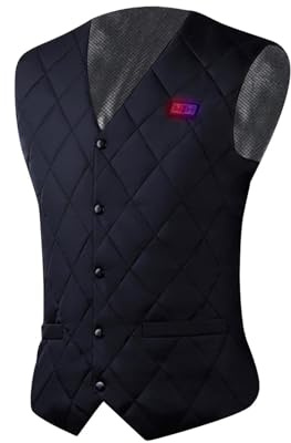 Zeiayuas 2024 Gilet Chauffant Moto,Veste Chauffante Homme,Doudoune Chauffante Sans Manche Femme,Gilet Polaire avec 3 Niveaux de Chauffage pour Ski Plein Air Randonnée Hiver Moto Chasse Camping