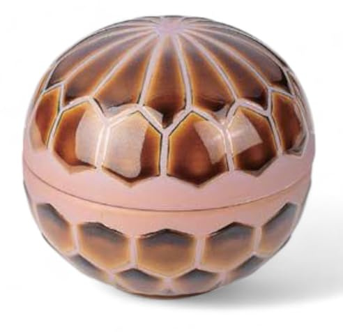 匠美風(Sho Bifu) Takumikaze Arita Ware Small Bowl, American Glaze, Large Diamond PG Beads, Small Lid, Made in Japan