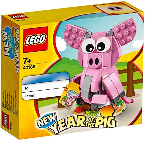 Lego – Year of the Pig Iconic Building Game, 40186, Multicoloured