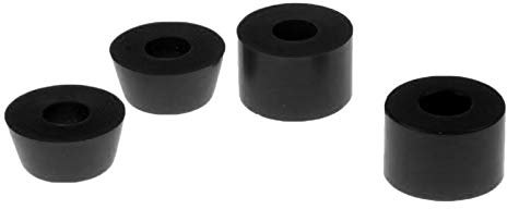 Perfeclan 4 Skateboard Buchsen Longboard LKW Buchsen Skateboard Scheiben für Skateboard LKW, Schwarz 100A