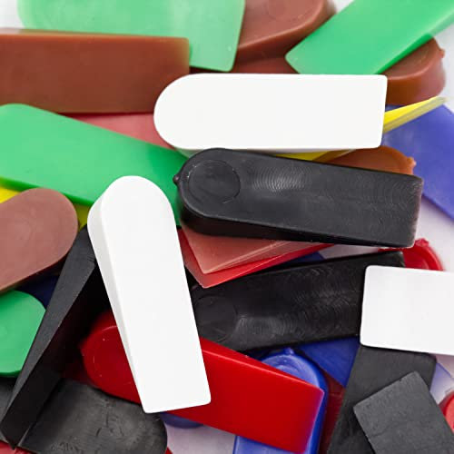 SERENISSIMA Set Cuñas Niveladoras Separadores Pisos Azulejos, Pared Niveladores Niveladores 500 Piezas Multicolor, Accesorios Bricolaje Azulejos Pisos