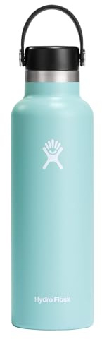 Hydro Flask Water Bottle - Insulated Stainless Steel - Non Spill, Leakproof in 21 Oz Dew