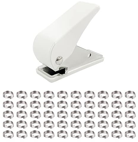 TIANNAIT 1 Stück Locher mit 50 Stück O-Ringen, tragbarer Dart-Locher, Dart-Flugzubehör, klein und leicht, geeignet für Partys, Bars.