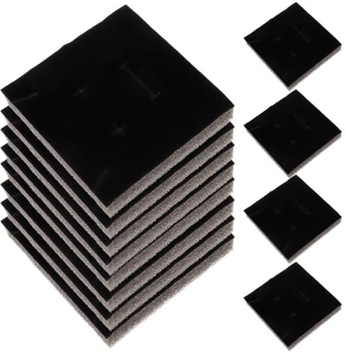 AOKWAWALIY Scatola Portaoggetti Per Orecchini 20 Pz Spugna Inserto Display Per Anelli Espositori Per Orecchini Fodere Porta Anelli Portagioie Per Supporti Display