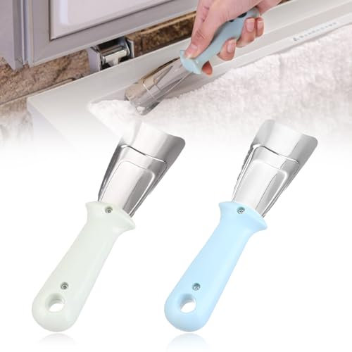2 Pezzi Accessori per Frigorifero in Plastica Rigida Raschietto per Ghiaccio Scongelare Paletta per Ghiaccio Congelatore Strumento per Raschietto per Frigorifero Durevole Pulito