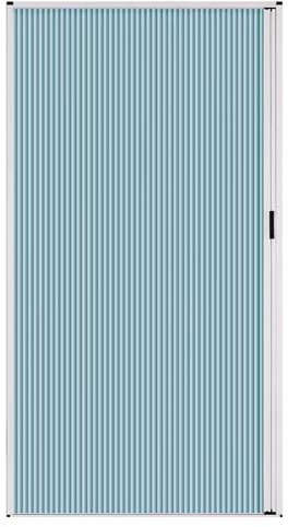 Schiebetür, Polyester, Ziehharmonika, abschließbar, Raumteiler für Schrank, Kleiderschrank, Waschküche und Küche, platzsparend, 68,5 x 101 cm