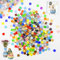 CHRI 1000 g di pietre per mosaico in vetro, 1 x 1 cm, 1200 pezzi, per progetti fai da te, bricolage, decorazioni a mosaico (mix colorato)