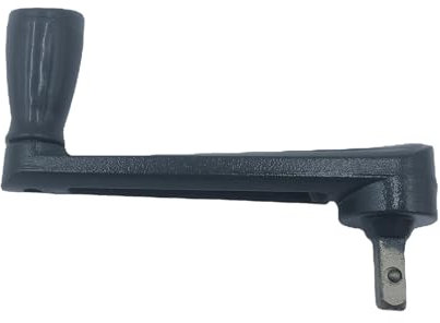 LIXSAZSE Langlebige Ersatzteile für den Joystick des römischen Regenschirms, mit schwarzer Farbe beschichtet, Aluminiumlegierung, Sonnenschirmzubehör