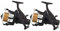 2x Karpfen Max 602BB CARP Köder Freilauf Rolle mit 4,5-kg-Angelschnur NEU