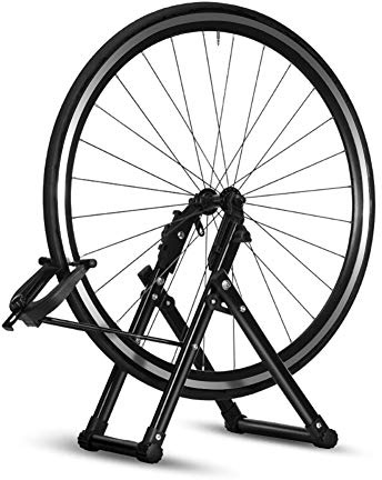 Centratore Ruota Bicicletta, Supporto di Centraggio Ruota Posteriore Stand di Riparazione Ruota Della Bicicletta Pieghevole Staffa di Montaggio Ruota Della Bicicletta Per Adatto Ruota 16-29 pollici