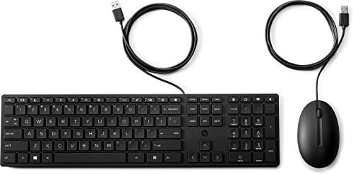 battery_king HP Wired Desktop 320MK Mouse and Keyboard Denmark, 9SR36AA#ABY