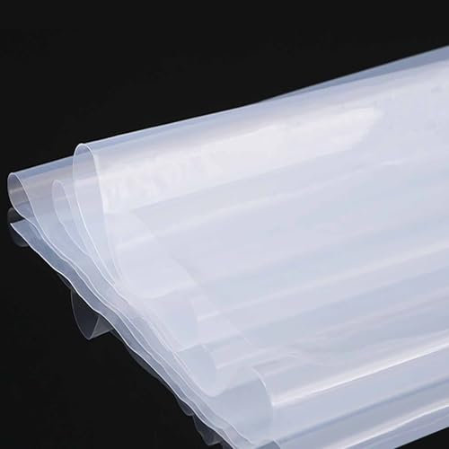 HRJZF 3M X 4M Heavy Duty Polythene Plastic Sheeting - Thickened Clear Plastic Dust Waterproof Sheets，Garden Grow Polythene Cover Sheets for Gardening Insulation Building Rubble Protection