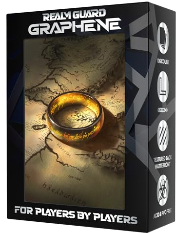 Realm Guard Graphene -100ct Textured Matte TCG/MTG Card Art Sleeves (The Ring)