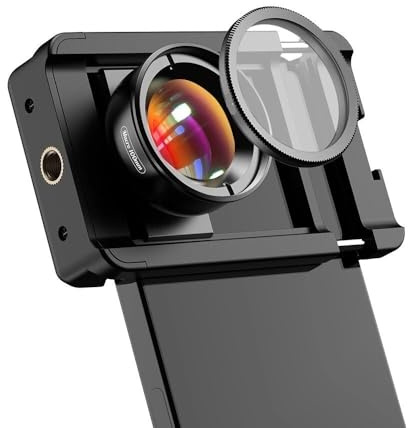 Nyuppgraderat 4k högupplöst 100 mm makro makroobjektiv med CPL-filter multifunktionsklämma