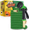 Flexi Hose - Flexibler Gartenschlauch mit 8-Funktions-Spritzpistole, 15 Meter, Grün