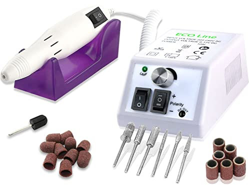 Fußpflegegerät Spezielles Fräser Set für die Fußpflege Pediküre als Hornhautentferner Set mit Diamantschleifer und Schleifkappen