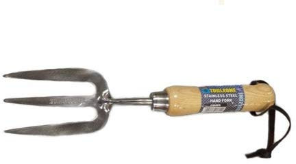 Garden Mile Heavy Duty Garden Fork | Stainless Steel Hand Fork for Gardening, Digging | Fork with Durable Steel Construction, Ergonomic Handle for Home & Outdoor Use