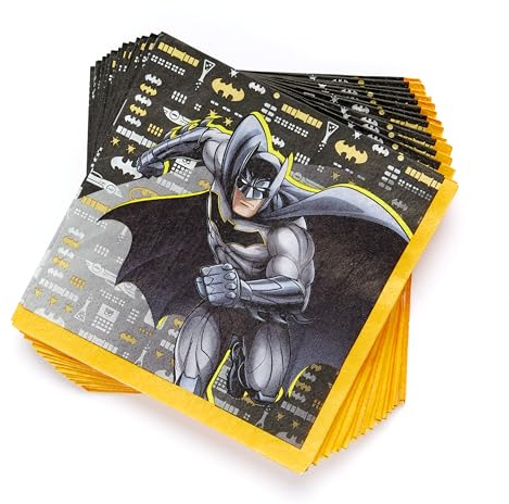 Amscan 9915091 - Batman pappersservetter - 16 st. - 33 x 33 cm