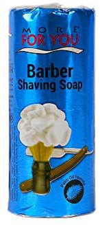 More For You Set di rasatura sapone stick 75 gr con pennello da rasatura – crema da barba – pennello da barba e sapone da barba per rasatura classica a umido