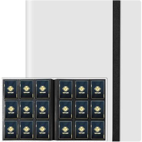 Raccoglitore per carte con 9 tasche, 360 tasche, album da collezione per carte sportive, raccoglitore per carte standard, cartellina per carte di caricamento laterale per carte MTG Sports Baseball TCG