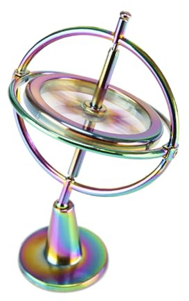 QLKUNLA Gyroscope Jouet en Métal Anti Gravité Bureau Rotatif Gyroscope Volant Mouvement Balance Physique Jouet éducatif Cadeau
