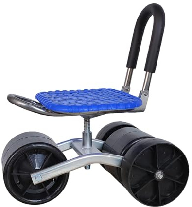 Taburete con ruedas para jardín - Taburete con ruedas para carrito de jardinería, asiento de trabajo para trabajo en el jardín | Asiento de Trabajo de Jardín con Ruedas, Asiento de Jardinería Plegable