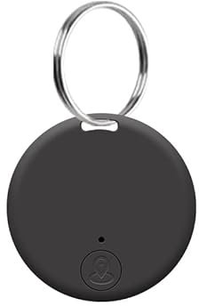 Localizzatore Chiavi Trova Chiavi, Bluetooth Localizzatore Trova Oggetti Wireless Trova Chiavi Smart Key Finder per Cani Bambini Gatti Bagagli Portafogli Chiavi Compatibile con iOS Android (nero)
