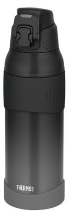 FJR-1001 BK-G Thermos Water Bottle, Vacuum Insulated Sports Bottle, 3.3 fl oz (1 L), Black Gradient, One-Touch Open, Sports Beverage OK, Cold Retention, Dishwasher Safe