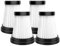 Tbrov HEPA-Filter kompatibel mit MOOSOO K12 K12 Pro K13 kompatibel mit Genius Invictus One 1.0 X7 2.0 Staubsauger Ersatz(4 Pcs)