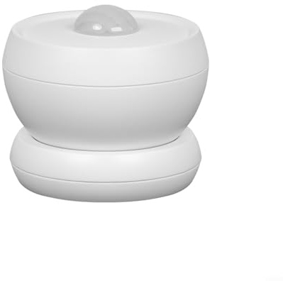 Gdfnmogo Détecteur de mouvement PIR avec grand angle de 120° et portée de 8 m, pour système de sécurité domestique et système Blanc