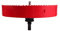 Utoolmart 220mm Bi-Metal Hole Saw M42 High Speed Steel Holesaw Blade 25mm Cutting Depth Opener Cutter Drill Bit With Hexagonal Handle for Wood Sheet Metal Plastic Fiberboard