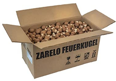 Zarelo Feuerkugel Grillanzünder für Kamin, Grills und Feuerstellen 325 Stück Kaminanzünder