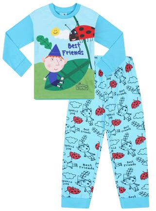 Ben & Holly Ben and Holly's Little Kingdom Best Friends Long Pyjama Set PJs for Kids (18-24 Months) Blue